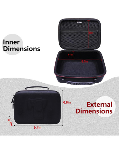 Funda de cámara Canon y otras marcas con divisores - Negro