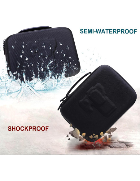 Funda de cámara Canon y otras marcas con divisores - Negro