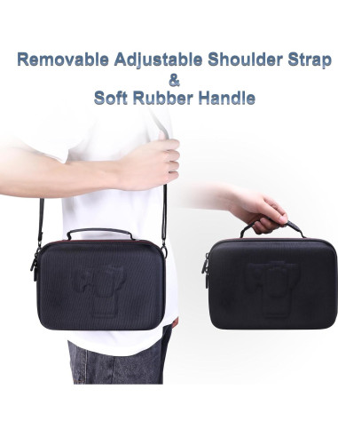 Funda de cámara Canon y otras marcas con divisores - Negro