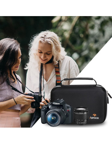 Funda de Almacenamiento Dura Aproca para Cámara DSLR Canon EOS Rebel T7