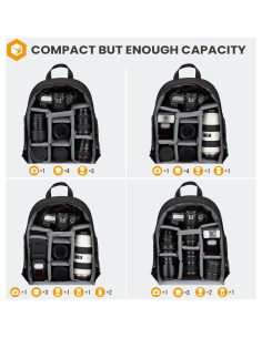 Mochila para Cámara TARION TB-S Profesional con Compartimento Laptop 13" 2
