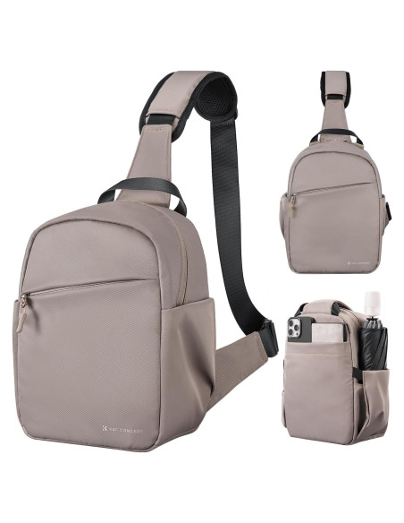 Bolsa Cruzada para Cámara K&F Concept 5L Gris Rosa