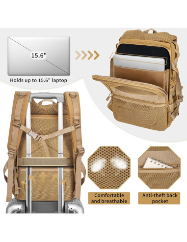 Mochila para cámara TORIBIO 30x20x44 cm impermeable