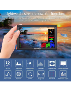 Monitor de Campo FEELWORLD FW568 V3 6" Full HD 4K HDMI 2