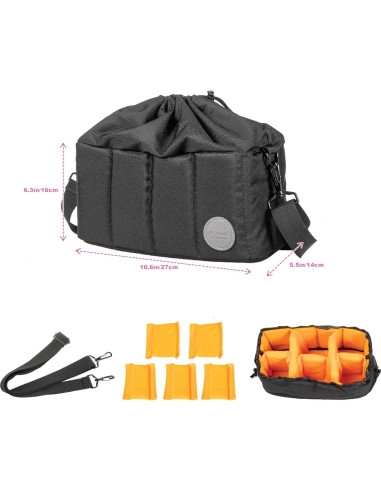 Funda para cámara a prueba de golpes MRZHOUCASE 30x20cm