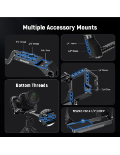 Jaula para Cámara NEEWER con Soporte EVF-11 y Placa Arca 2