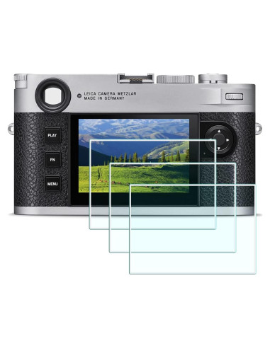 Protector de Pantalla Vidrio Templado Leica M11 DSLR 3 Pzas 0.3mm 9H