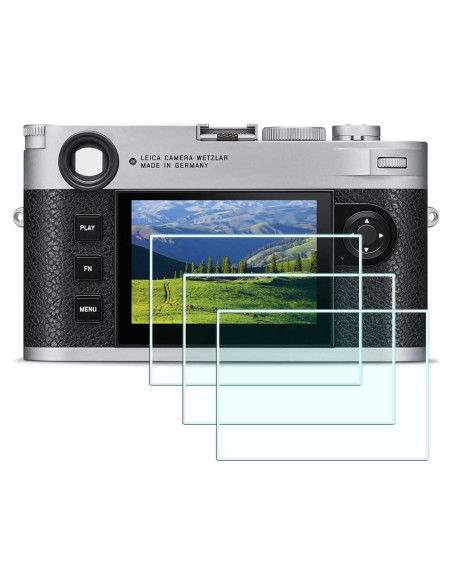 Protector de Pantalla Vidrio Templado Leica M11 DSLR 3 Pzas 0.3mm 9H