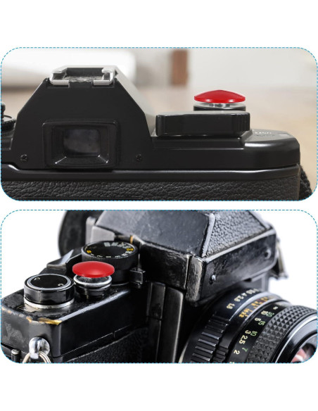 Botón de Disparo PATIKIL 2 Pack Cobre Puro Naranja