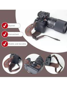 Correa de Mano para Cámara Acolchada Canon Nikon Sony 2