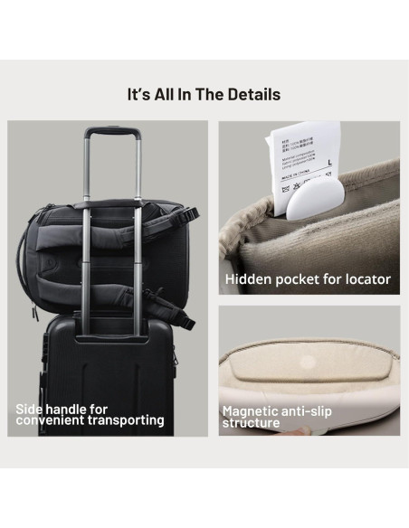 Mochila para cámara PGYTECH OneGo Lite 22L resistente al agua