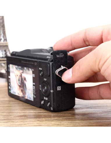 Funda de Cuero VKO para Anillo de Carga de Cámara DSLR SLR