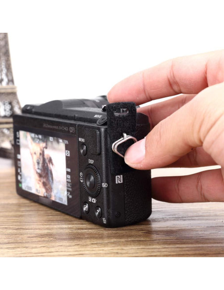 Funda de Cuero VKO para Anillo de Carga de Cámara DSLR SLR