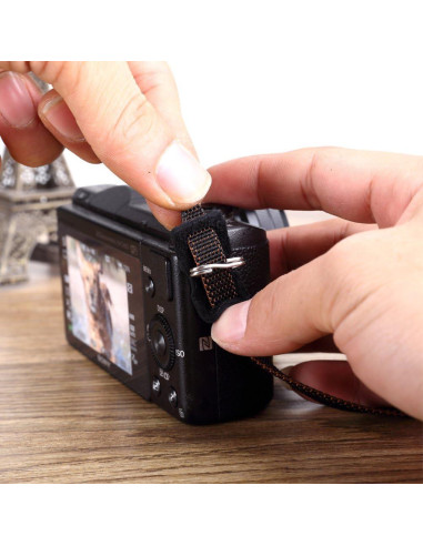 Funda de Cuero VKO para Anillo de Carga de Cámara DSLR SLR