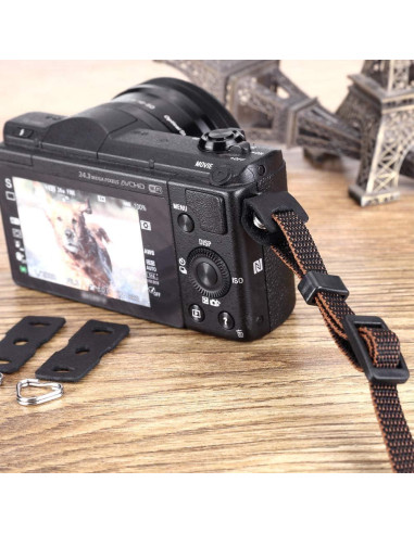 Funda de Cuero VKO para Anillo de Carga de Cámara DSLR SLR