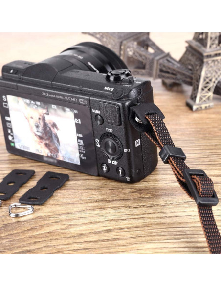 Funda de Cuero VKO para Anillo de Carga de Cámara DSLR SLR