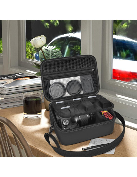 Funda de cámara ALKOO para Canon y Sony - Negro