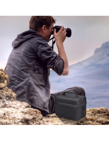 Funda de cámara ALKOO para Canon y Sony - Negro