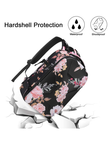 Mochila para cámara MOSISO negra DSLR/SLR resistente al agua