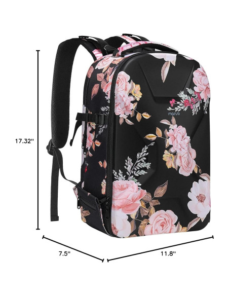 Mochila para cámara MOSISO negra DSLR/SLR resistente al agua