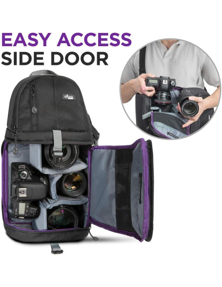 Mochila para Cámara Altura Photo DSLR y Sin Espejo 20L