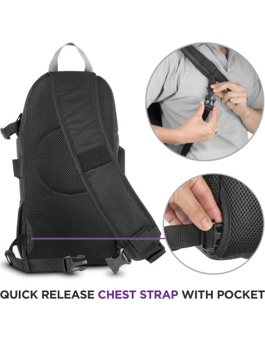 Mochila para Cámara Altura Photo DSLR y Sin Espejo 20L