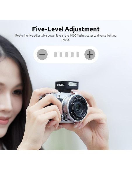 Flash Godox iM20 Mini Speedlite 440 Flashes Batería Litio