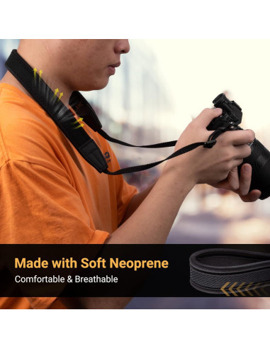 Correa para Cámara Sin Espejo JJC NS-M1BK Ajustable Negro