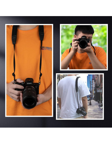 Correa para Cámara Sin Espejo JJC NS-M1BK Ajustable Negro