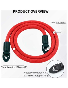 Correa de Cuello para Cámara Keabroir CSNS-UNYLRED 101.6 cm 2