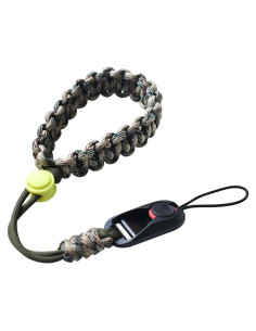 Correa de Muñeca para Cámara Nylon Ajustable Camuflaje