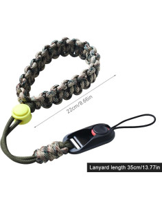Correa de Muñeca para Cámara Nylon Ajustable Camuflaje 2