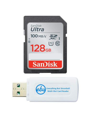 Tarjeta SD SanDisk Ultra 128GB UHS-I para Cámaras Olympus