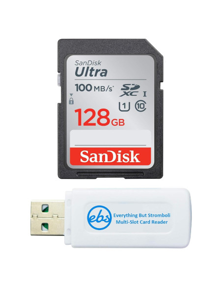 Tarjeta SD SanDisk Ultra 128GB UHS-I para Cámaras Olympus