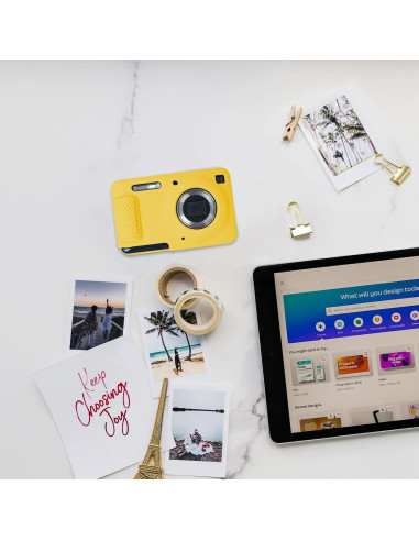 Funda de Cámara Easy Hood para KODAK PIXPRO FZ55 Amarillo