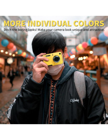 Funda de Cámara Easy Hood para KODAK PIXPRO FZ55 Amarillo