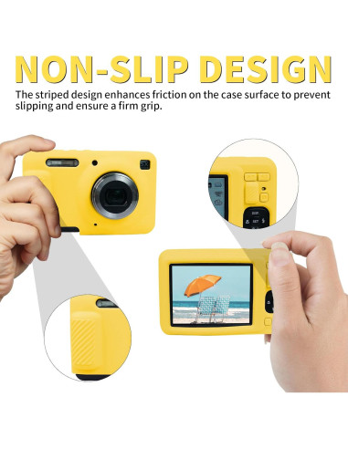 Funda de Cámara Easy Hood para KODAK PIXPRO FZ55 Amarillo