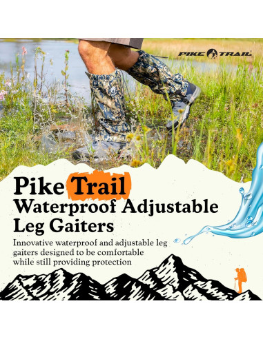 Polainas Ajustables Pike Trail Trekpro - Impermeables Camo