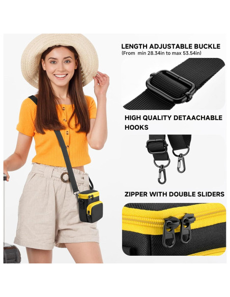 Funda de viaje para cámara Kodak PIXPRO FZ55/FZ53 16MP negra