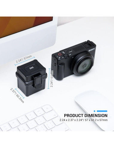 Estuche JJC para 4 Baterías de Cámara y Tarjetas de Memoria