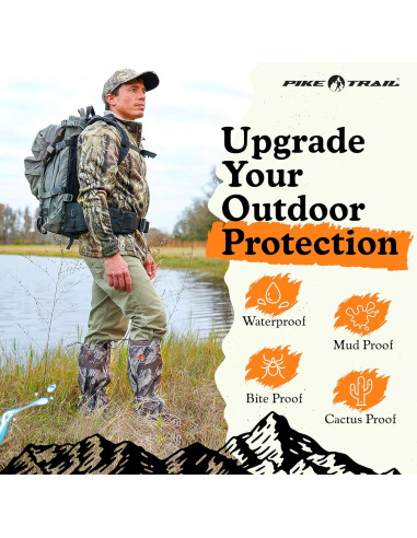 Polainas Ajustables Pike Trail Trekpro - Impermeables Camo