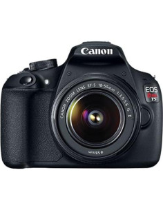 Cámara DSLR Canon EOS Rebel T5 18MP con Lente 18-55mm 2