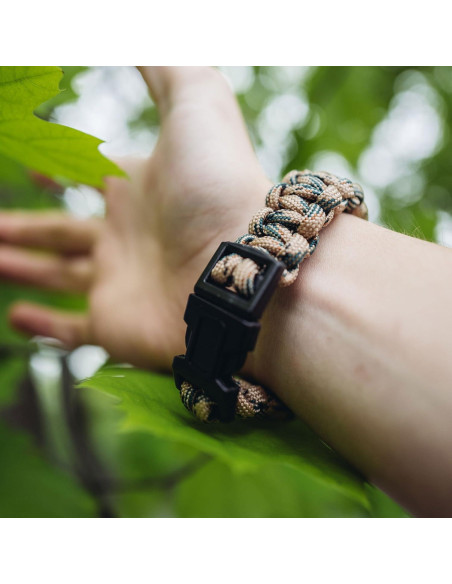 12 Pulseras Paracord FROG SAC para Niños 4+ Años