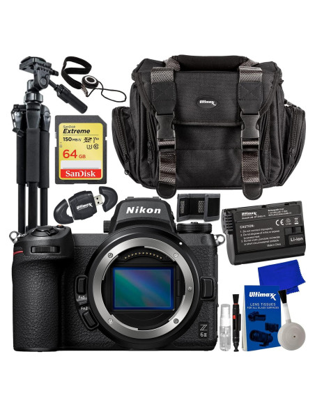 Cámara Sin Espejo Nikon Z6 II + Accesorios Esenciales 21 Piezas
