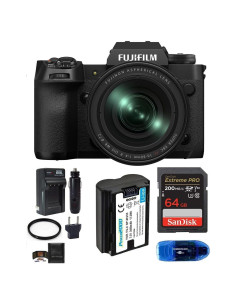 Cámara Sin Espejo Fujifilm X-H2 con Lente 16-80mm y Accesorios
