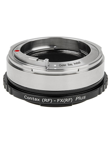 Adaptador de Lente Fotodiox Pro Plus Contax RF para Fujifilm X