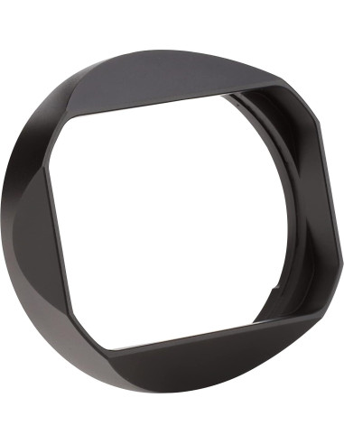 Gorro de lente metálico cuadrado Haoge LH-SM65 para Sigma 24mm y 65mm