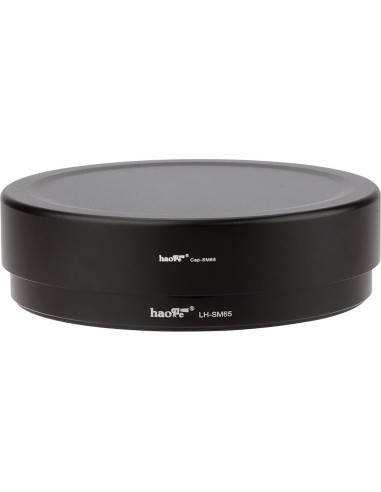 Gorro de lente metálico cuadrado Haoge LH-SM65 para Sigma 24mm y 65mm