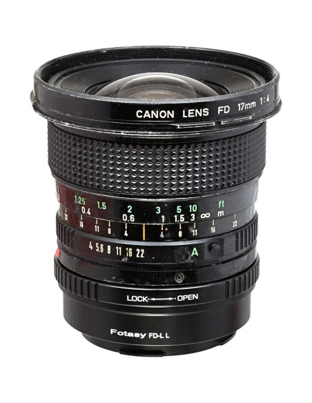 Adaptador de lente Fotasy FD a L para cámaras sin espejo