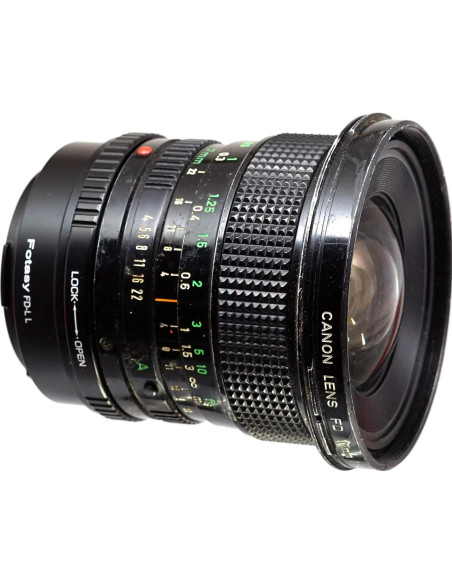 Adaptador de lente Fotasy FD a L para cámaras sin espejo